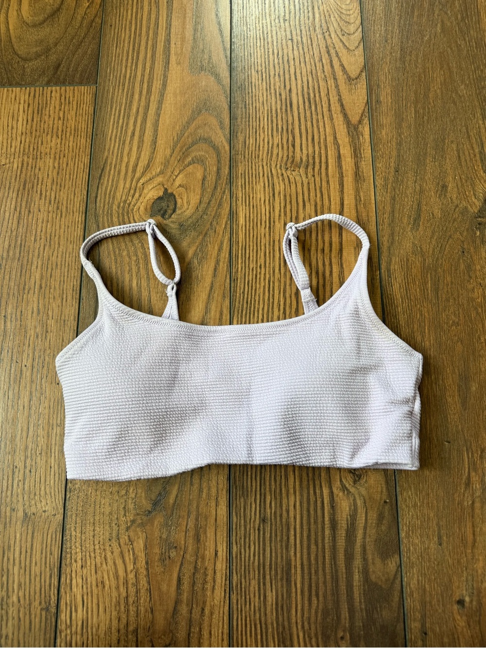 Old Navy Light Purple Ribbed Swim Top